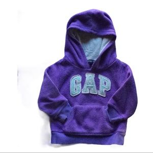 Gap purple/light blue/silver hoodie 18~24months